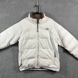 The North Face 700 Down Puffer Jacket Womens Large White